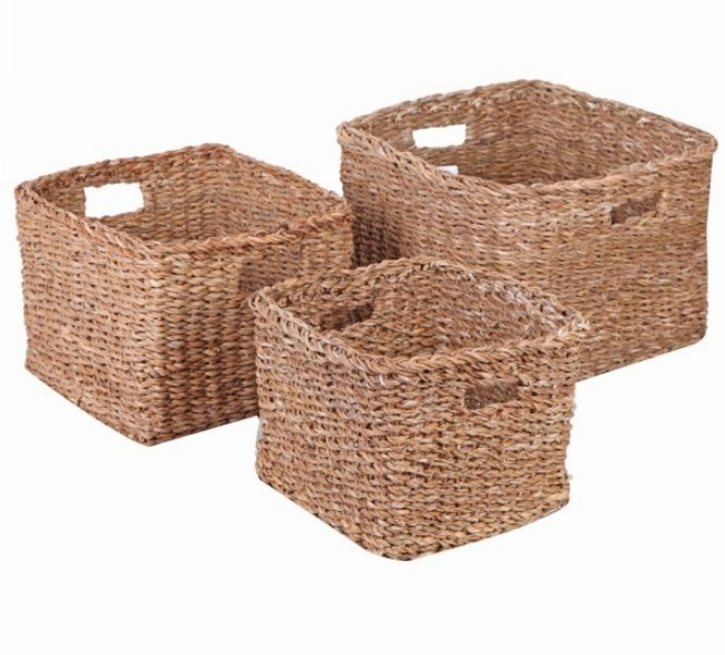 SEPET HASIR KARE DÜZENLEYİCİ ORTA 30*30*22 C