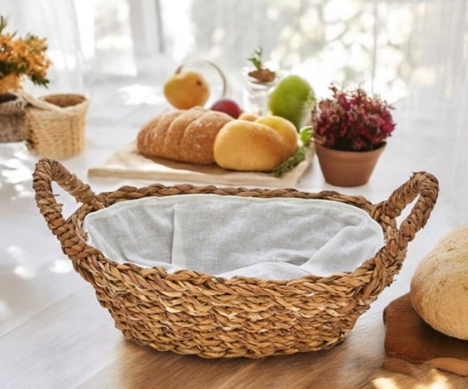 EKMEK SEPETİ KULPLU OVAL