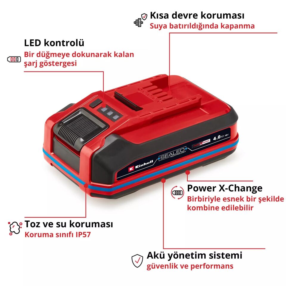AKÜ 18V 4,0AH SEALED PXC PLUS