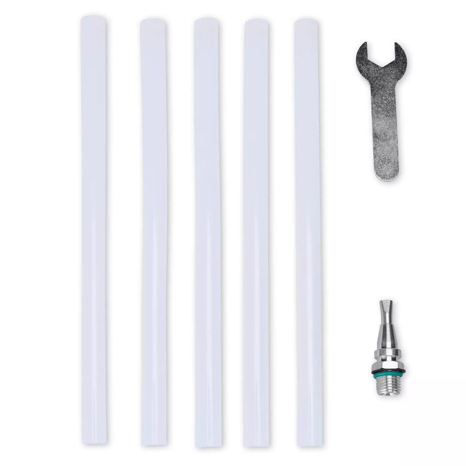 AKÜLÜ SICAK SİLİKON MUM TABANCASI TE-CG 18 Li-Solo