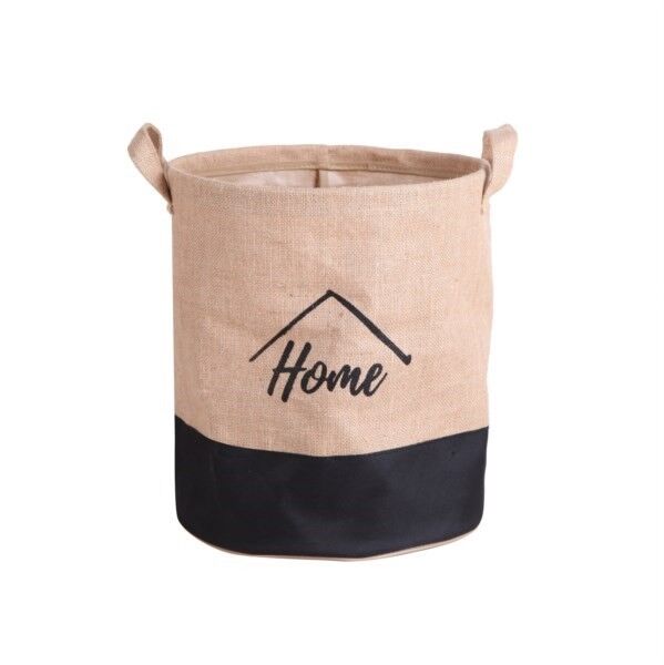 SEPET YUVARLAK SİYAH KUŞAK 32X36CM