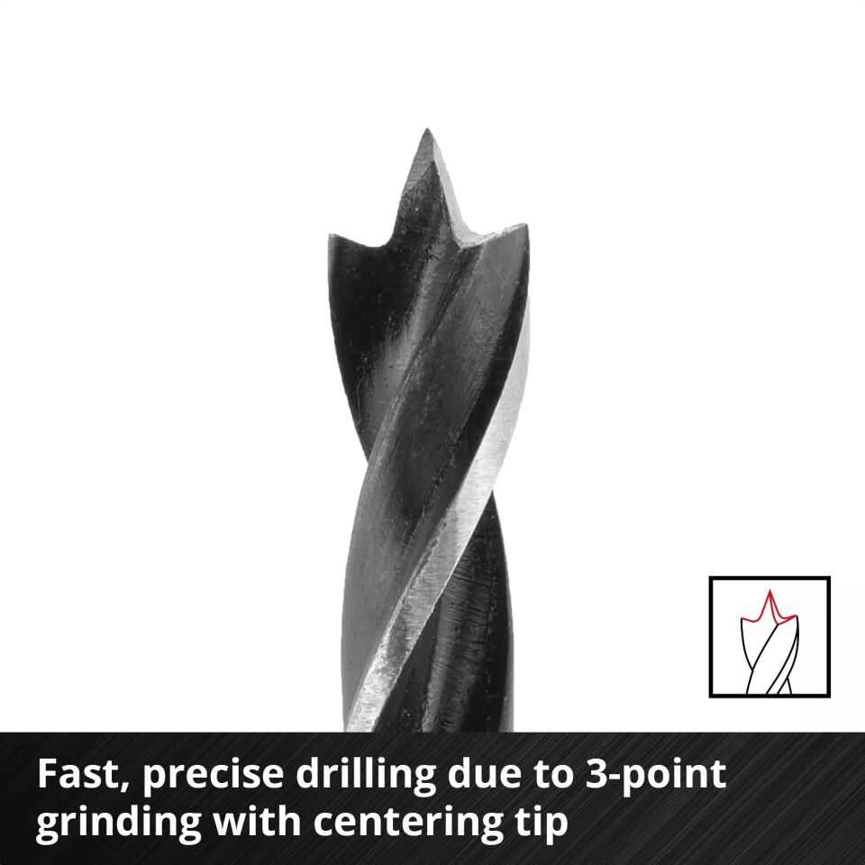 NET*/ AHŞAP DELME UÇ SETİ 10 PARÇA S-CASE KUTU 108