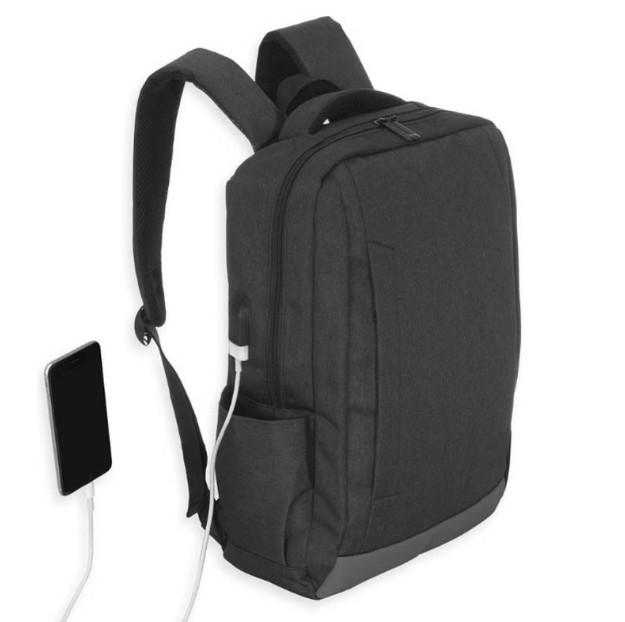 ÇANTA SIRT LAPTOP BÖLMELİ USBLİ SİYAH