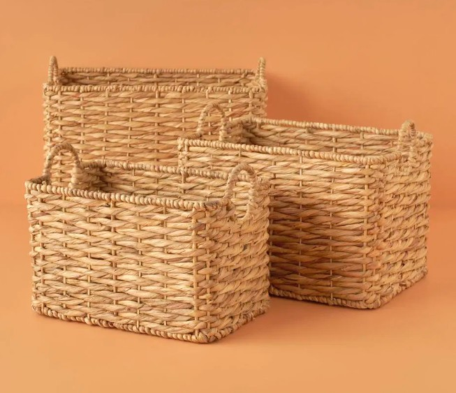 SELE DİKDÖRTGEN KALIN ÖRGÜ DERİN S/3