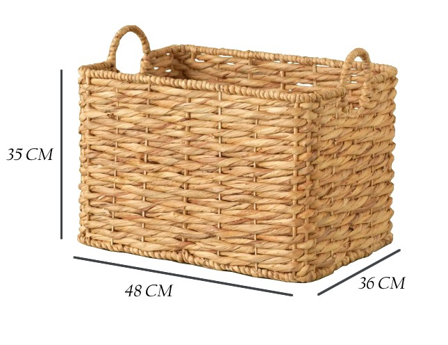 SELE DİKDÖRTGEN KALIN ÖRGÜ DERİN S/3