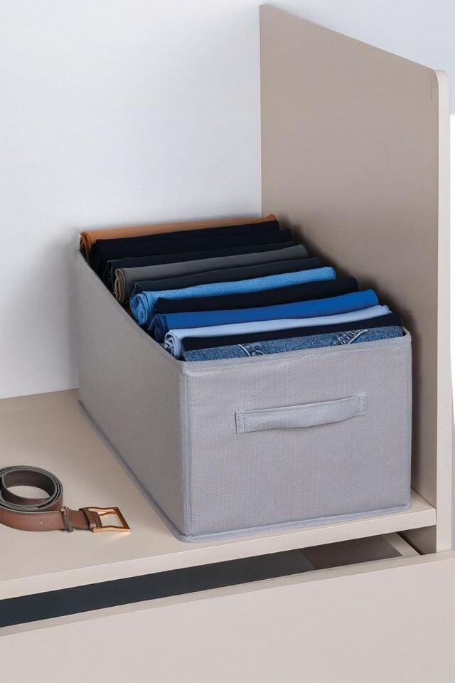 ORGANİZER PANTOLON HELENS GRİ 26X41X20CM