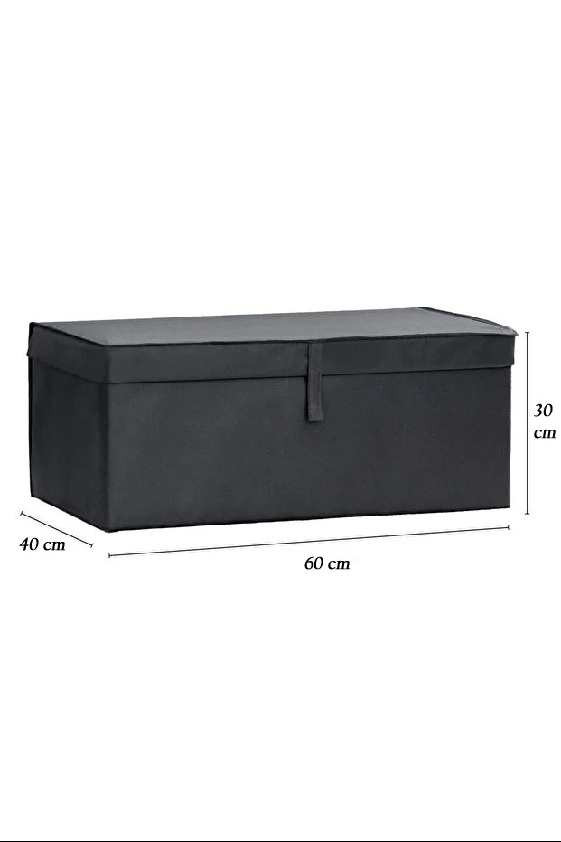ÇOK AMAÇLI KUTU MEGA ANTRASİT 60X40X30CM
