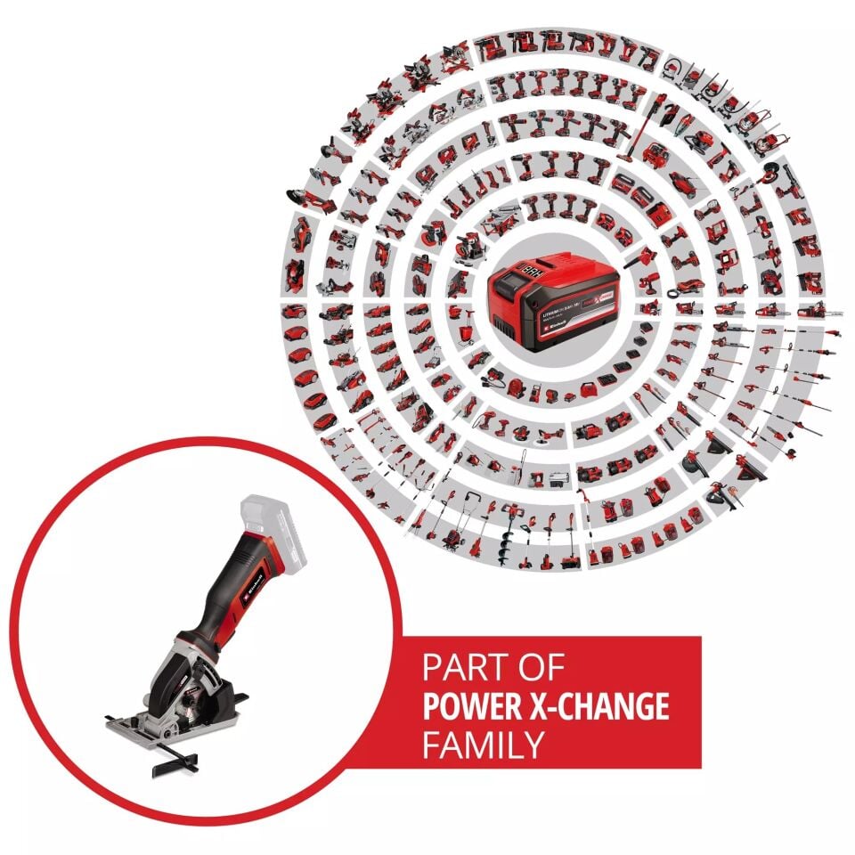 AKÜLÜ MİNİ DAİRE TESTERE 18V 89MM TE-CS 18/8