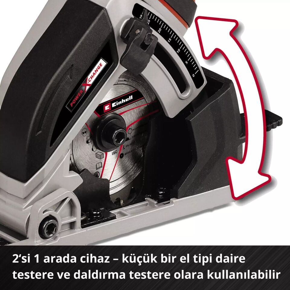 AKÜLÜ MİNİ DAİRE TESTERE 18V 89MM TE-CS 18/8