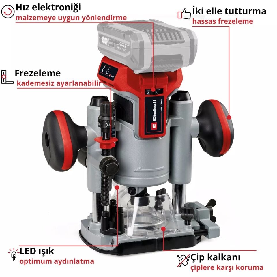 NET*/ AKÜLÜ FREZE SET TP-RO 18 Set Li BL - Solo