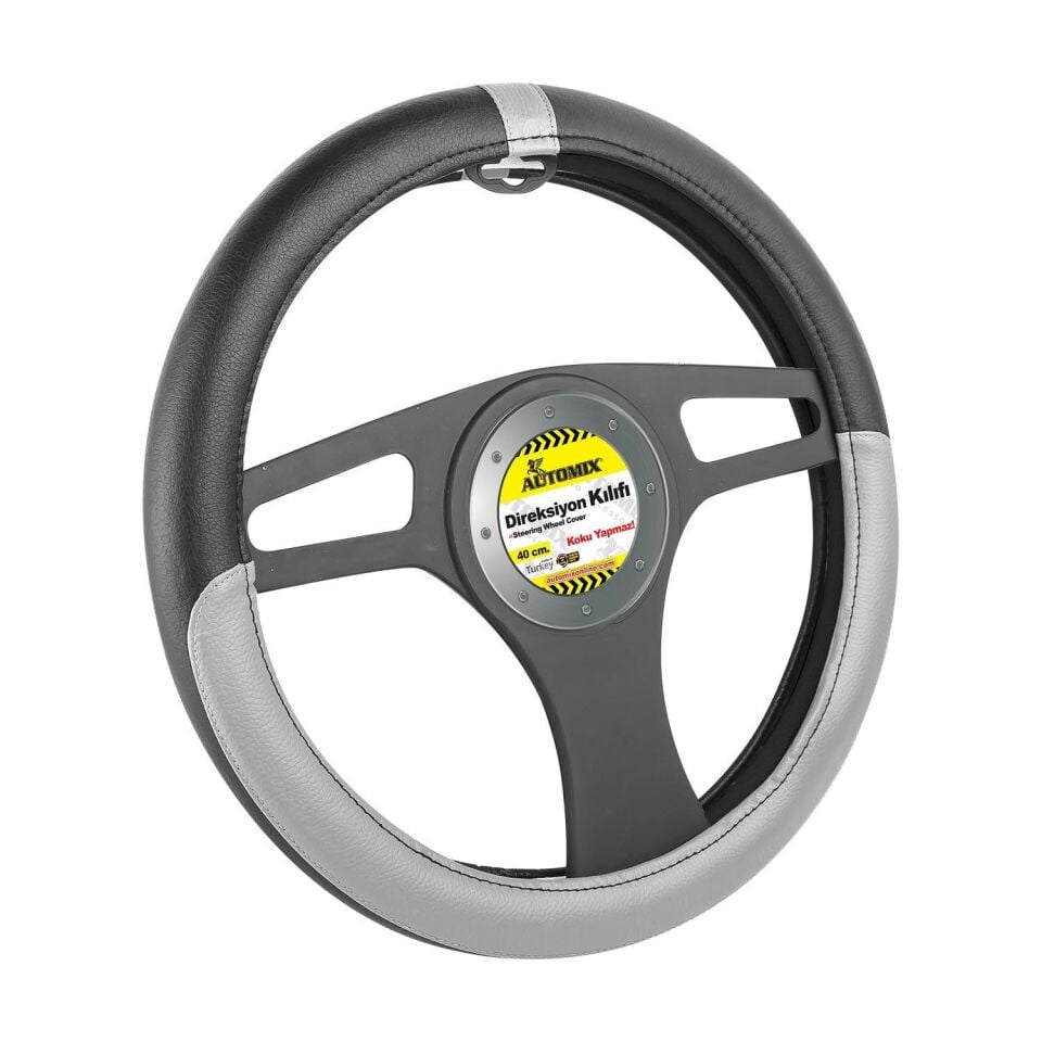 DİREKSİYON KILIFI  GRİ&SİYAH