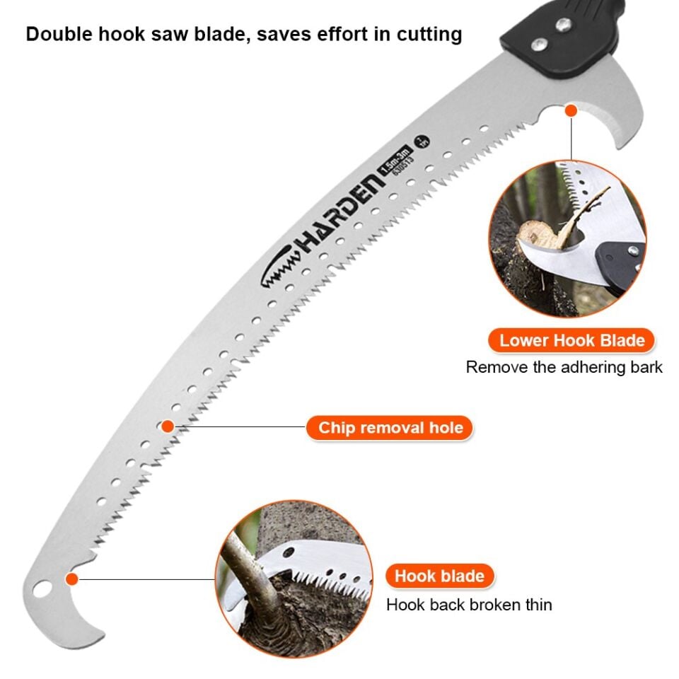 DAL KESME MAKASI YÜKSEK  KOLU ALÜMİNYUM  1.5m-3.0m