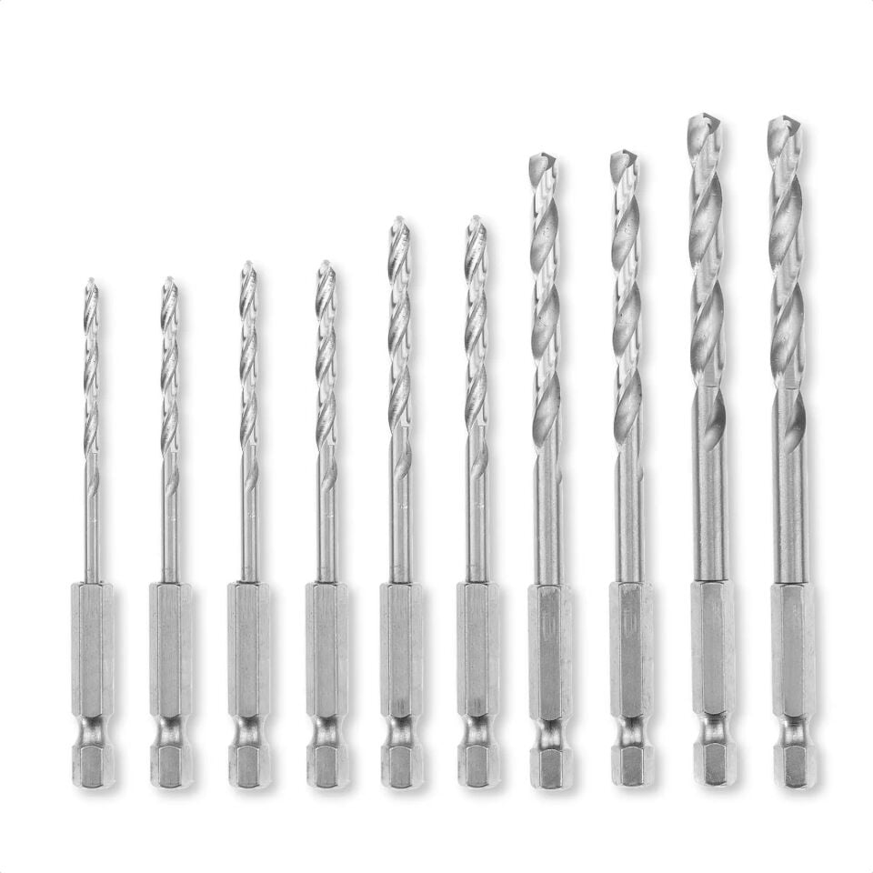 METAL DELME UÇ SETİ 10 PARÇA S-CASE KUTU 108723