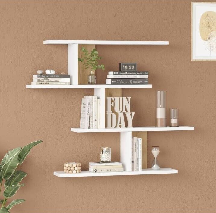 DUVAR RAFI 980x145x1030MM BEYAZ