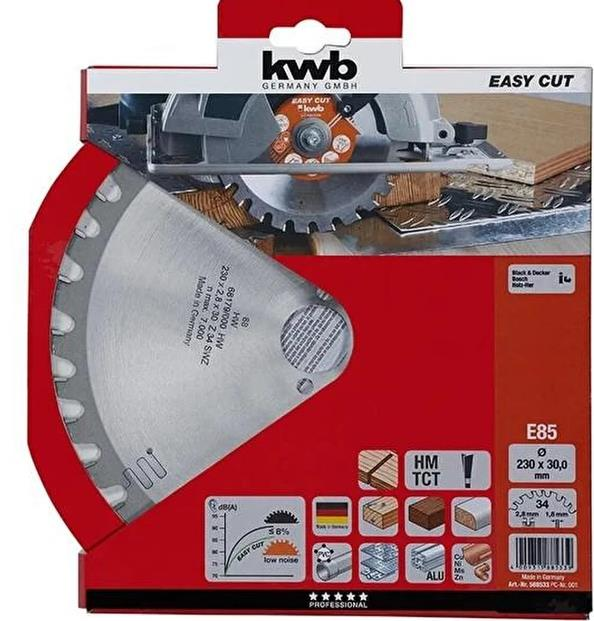 KWB TEPSİ TESTERE 230 x 30  Z34 DİŞ 588533