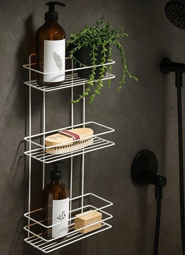 3LÜ ŞAMPUANLIK BEYAZ