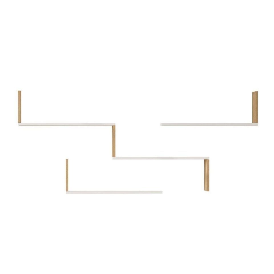 DUVAR RAFI 1800x145x762MM BEYAZ/ÇAM