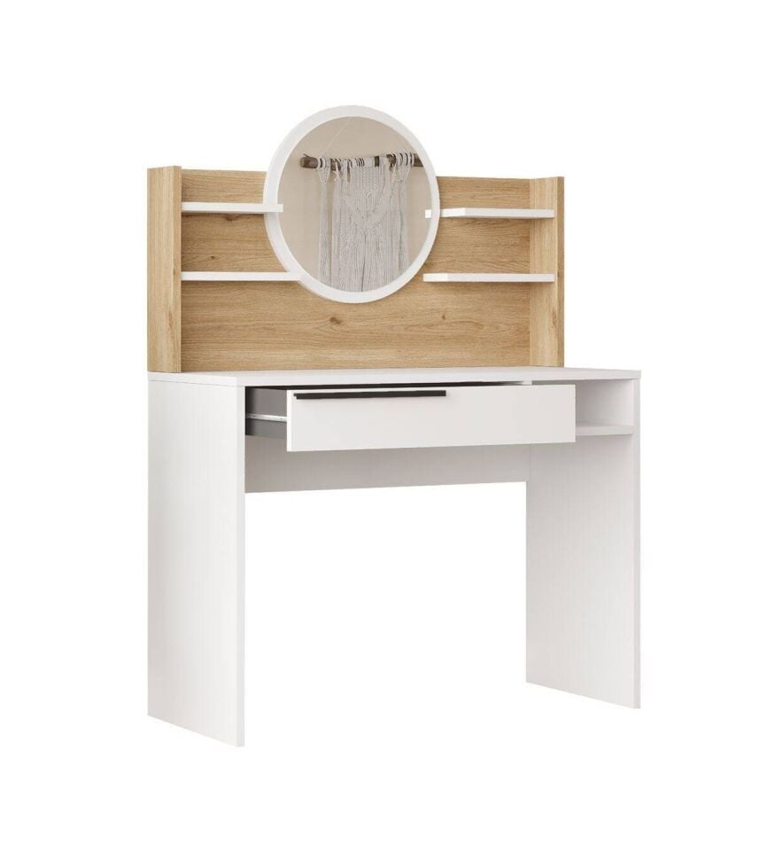 MAKYAJ MASASI 1000x445x750MM BEYAZ