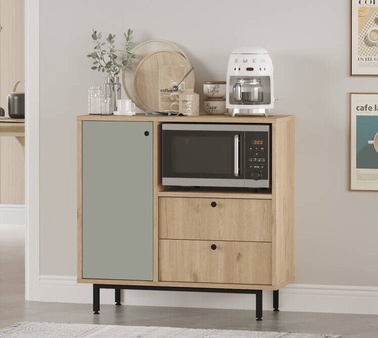 KAHVE KÖŞESİ 880x355x850MM ÇAM/YEŞİL KAPAK