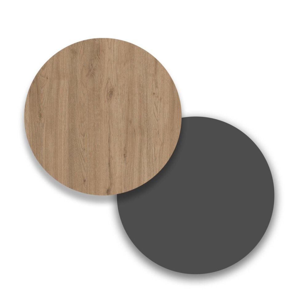 KAHVE KÖŞESİ 880x355x1612MM ÇAM/ANTRASİT KAPAK