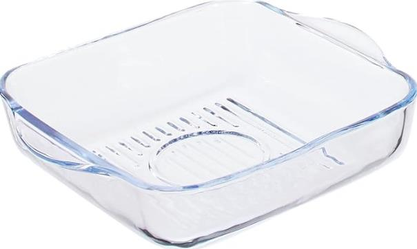 KARE TEPSİ TAKIMI 2Lİ IZGARALI