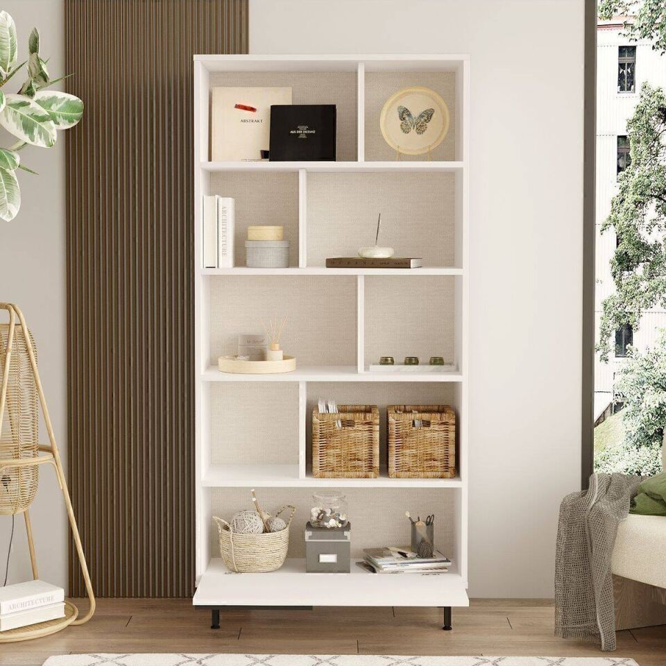 NET*/KİTAPLIK TEK KAPAKLI 4 RAFLI 295x839x1756MM B