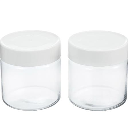 NOVO KAVANOZ 635CC PLASTİK KAPAKLI 2Lİ