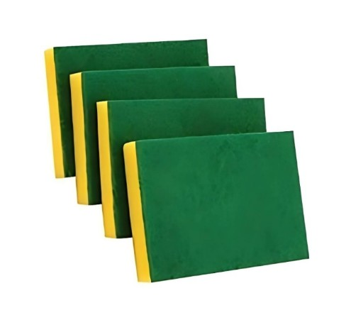 BULAŞIK SÜNGER TEK KAT 4LÜ