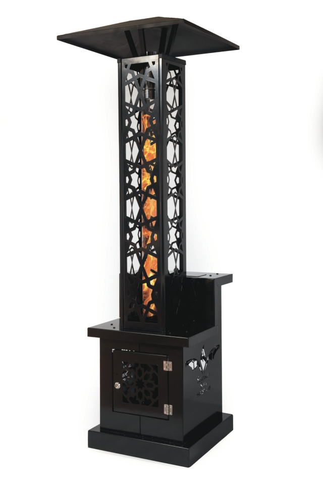 SOBA PELET KULE MODEL SİYAH