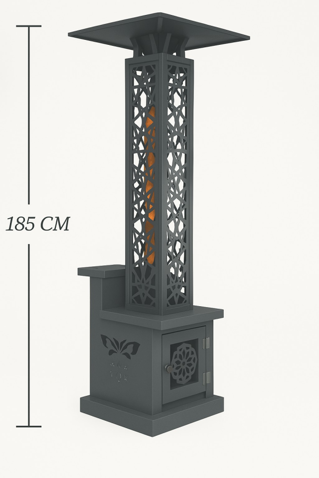 SOBA PELET KULE MODEL ANTRASİT