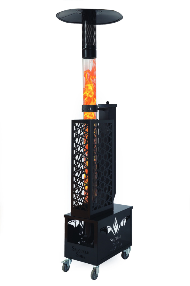 SOBA PELET SANDIKLI MUHAFAZALI SİYAH