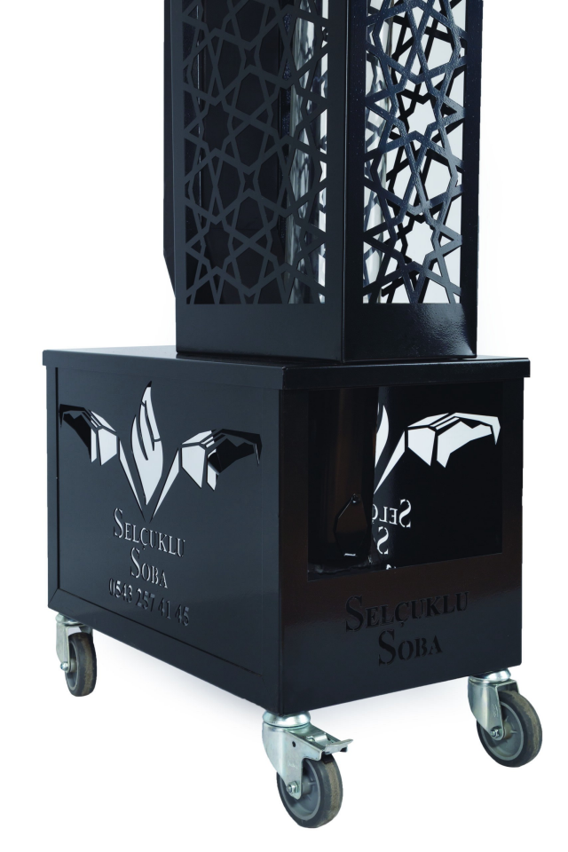SOBA PELET SANDIKLI MUHAFAZALI SİYAH