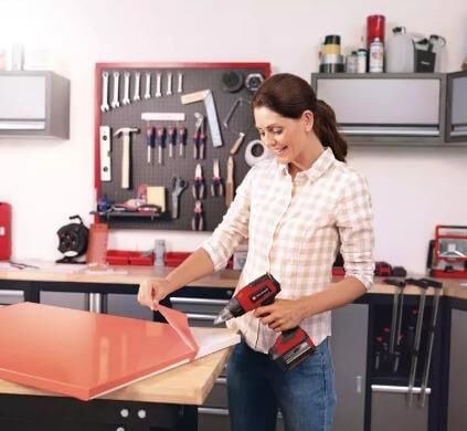 NET*/ AKÜLÜ SICAK HAVA TABANCASI TE-HA 18 Li - Sol