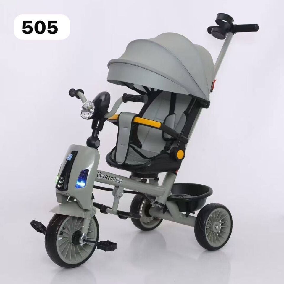 BİSİKLET ÇOCUK 3 TEKERLİ EBEVEYN TUTMA KOLLU IŞIKL