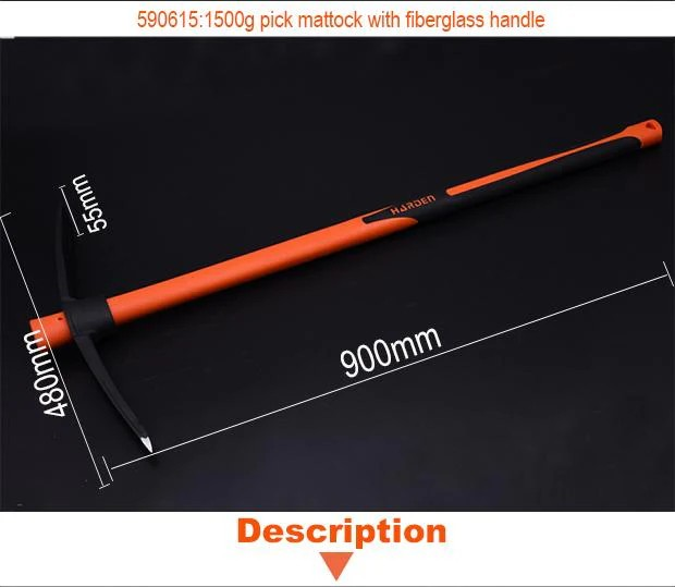 KAZMA FİBERGLASS SAPLI 90CM 1500G