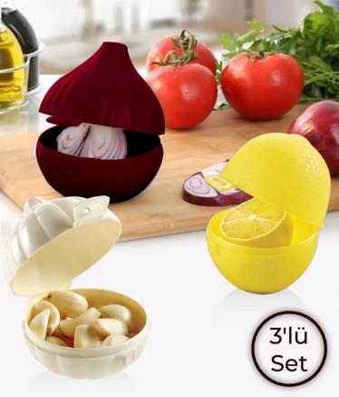 SAKLAMA KABI LİMON SOĞAN SARIMSAK