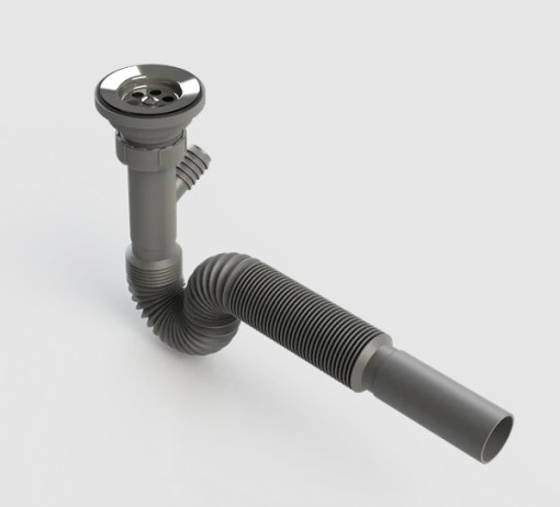 ORT-LAVABO SİFONU KÖRÜKLÜ 1.1/4 ÜLÜKLÜ 32MM