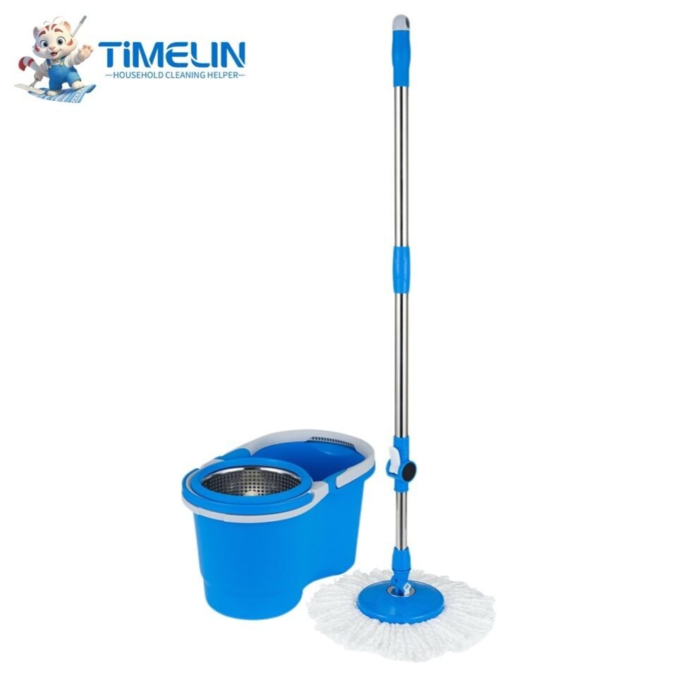 TEMİZLİK SETİ 360 DERECE DÖNEBİLEN MOP BAŞLIKLI