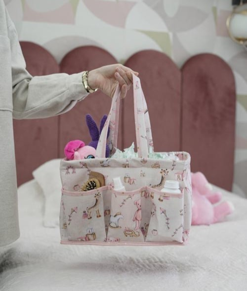 BAKIM ÇANTASI ÇOK GÖZLÜ KULPLU BABY 30X20X21CM TP