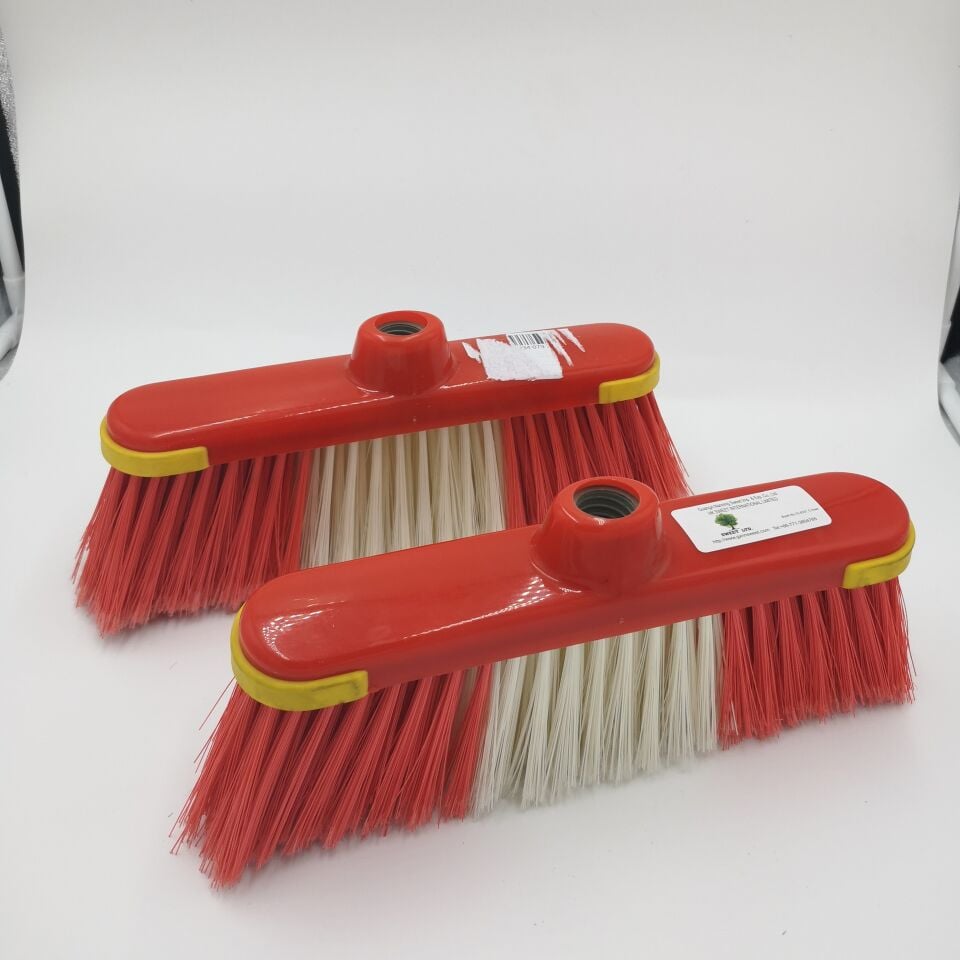 FIRÇA SERT KILLI DIŞ MEKAN 27CM KIRMIZI/BEYAZ