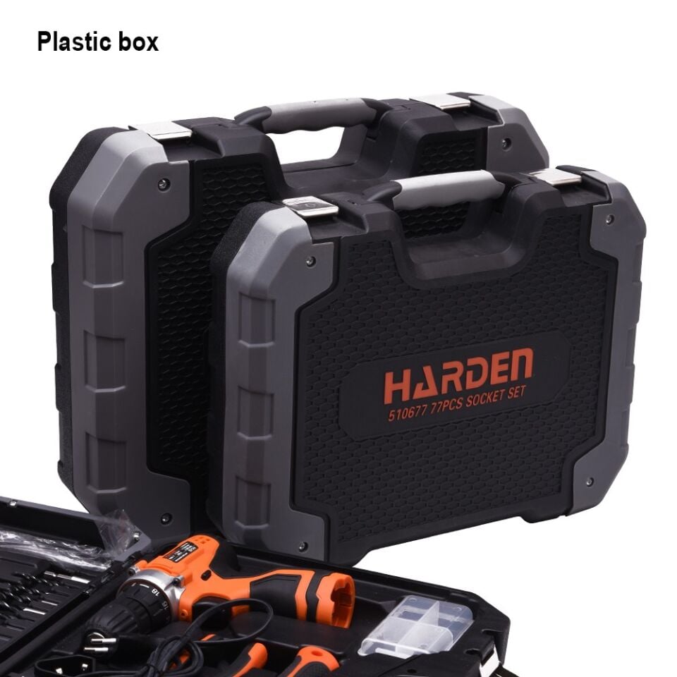 NET*DARBELİ MATKAP 13MM 550W VE 75 PARÇA ALET SETİ