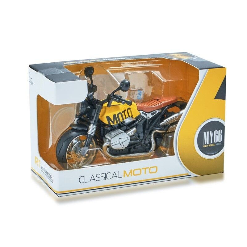 OYUNCAK KLASİK MOTOR ÇEK BIRAK IŞIKLI 6,9X13X8,5CM