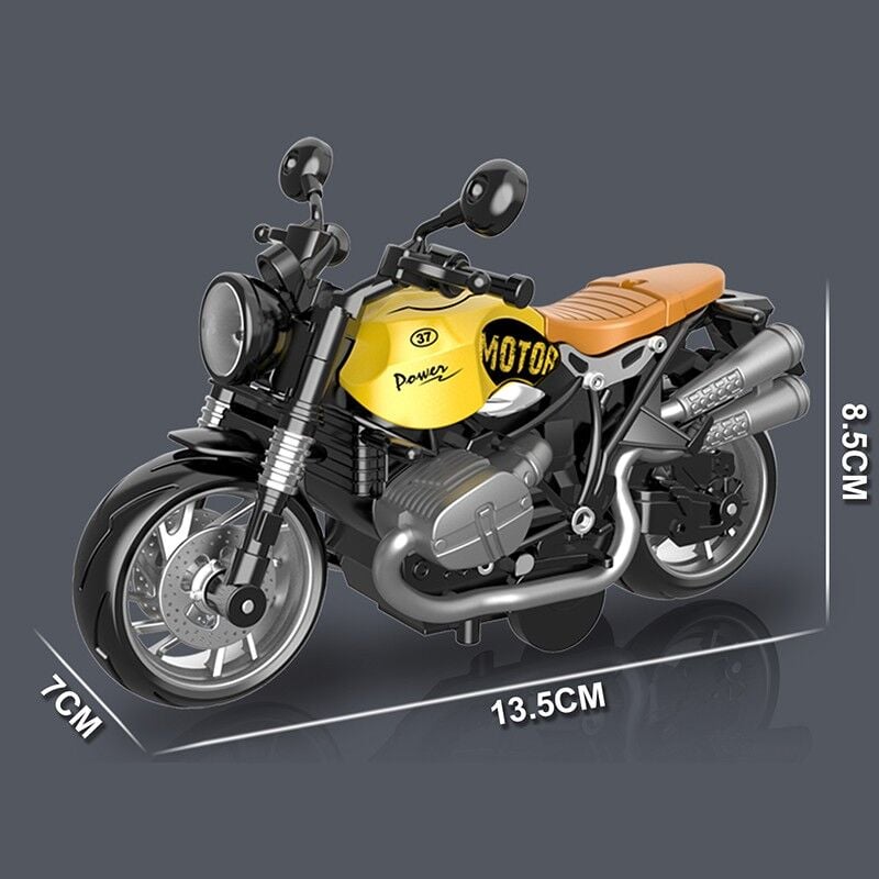 OYUNCAK KLASİK MOTOR ÇEK BIRAK IŞIKLI 6,9X13X8,5CM