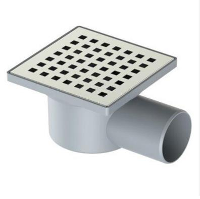YER SİFONU KARE IZGARA ÇEKVALF YAN ÇIKŞ 10X10CM