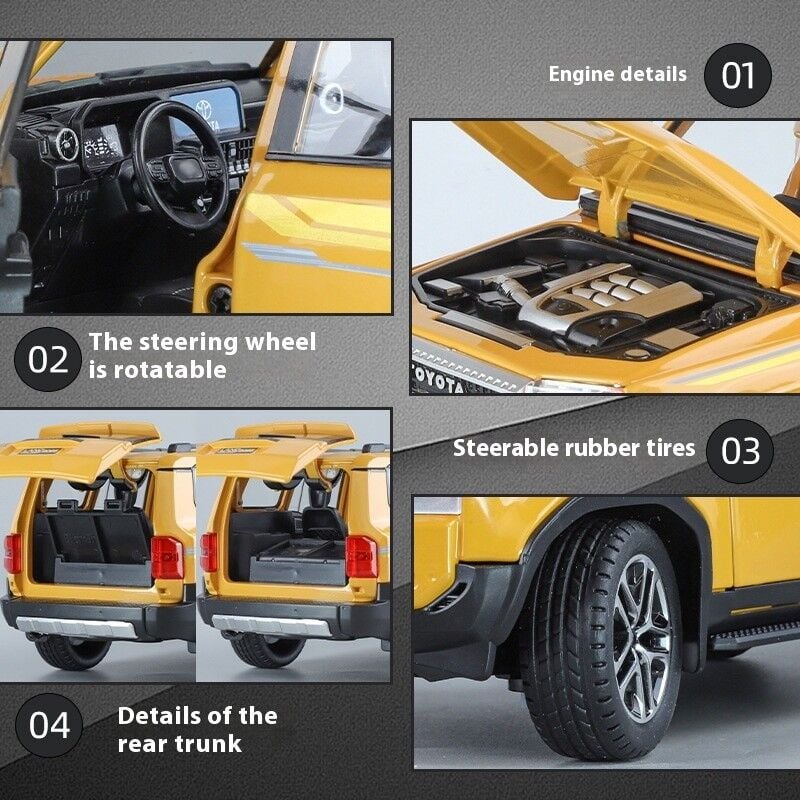 OYUNCAK MODEL ARABA TOYOTA DOMINATOR 1:32 ÖLÇEK