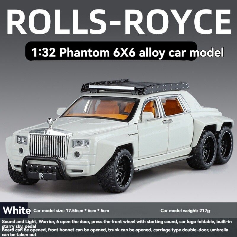 OYUNCAK MODEL ARABA ROLLS-ROYCE 6X6 1:32 ÖLÇEK