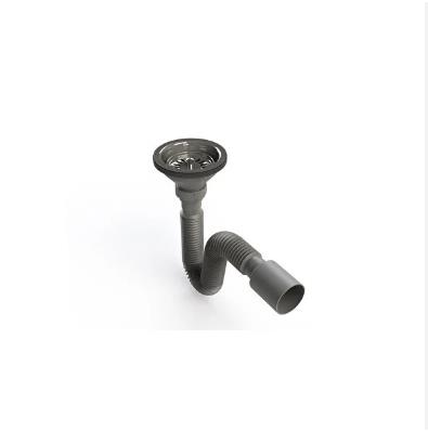 ORT-EVYE SİFONU TEK GÖZ KÖRÜKLÜ UZUN VİDALI 40MM T