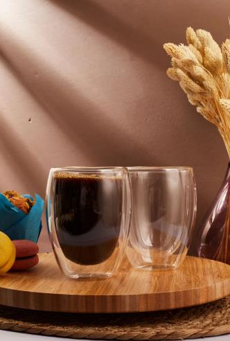 BARDAK CAM CİDARLI 2Lİ