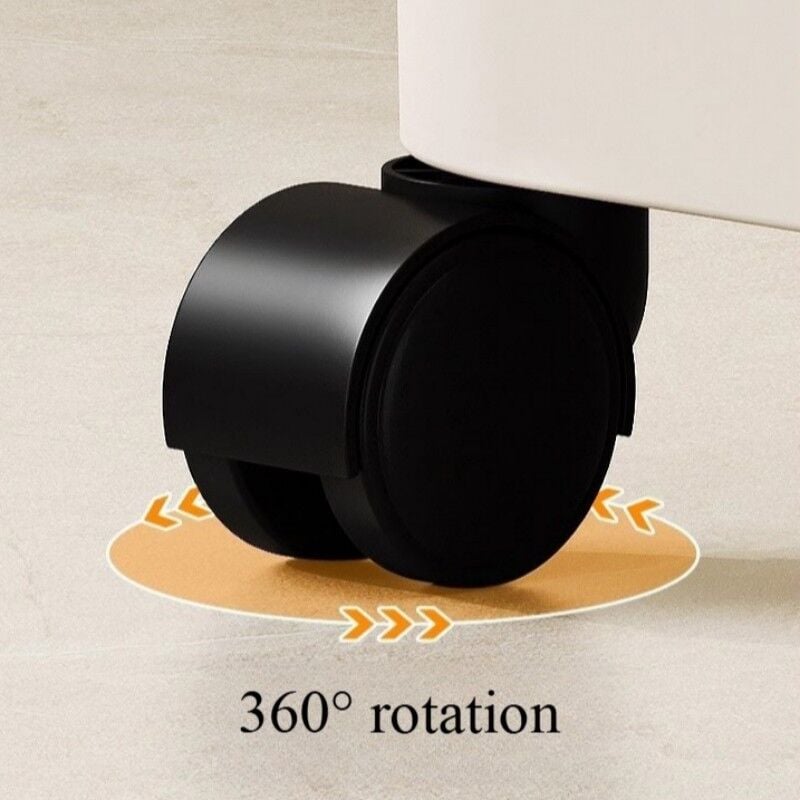 ÇÖP KOVASI KAPAKLI TAŞINIR 2 KAT RAFLI TEKERLEKLİ