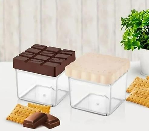 SAKLAMA KABI ÇİKOLATA VE BİSKÜVİ DESEN